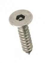Countersunk Pin Hex Self Tapping Screw AB A2