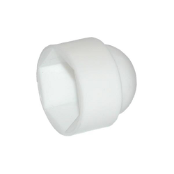 M6 Nut Cap Plastic White