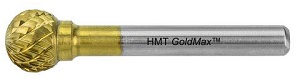 12 x 10mm GoldMax TCT Burr - Ball